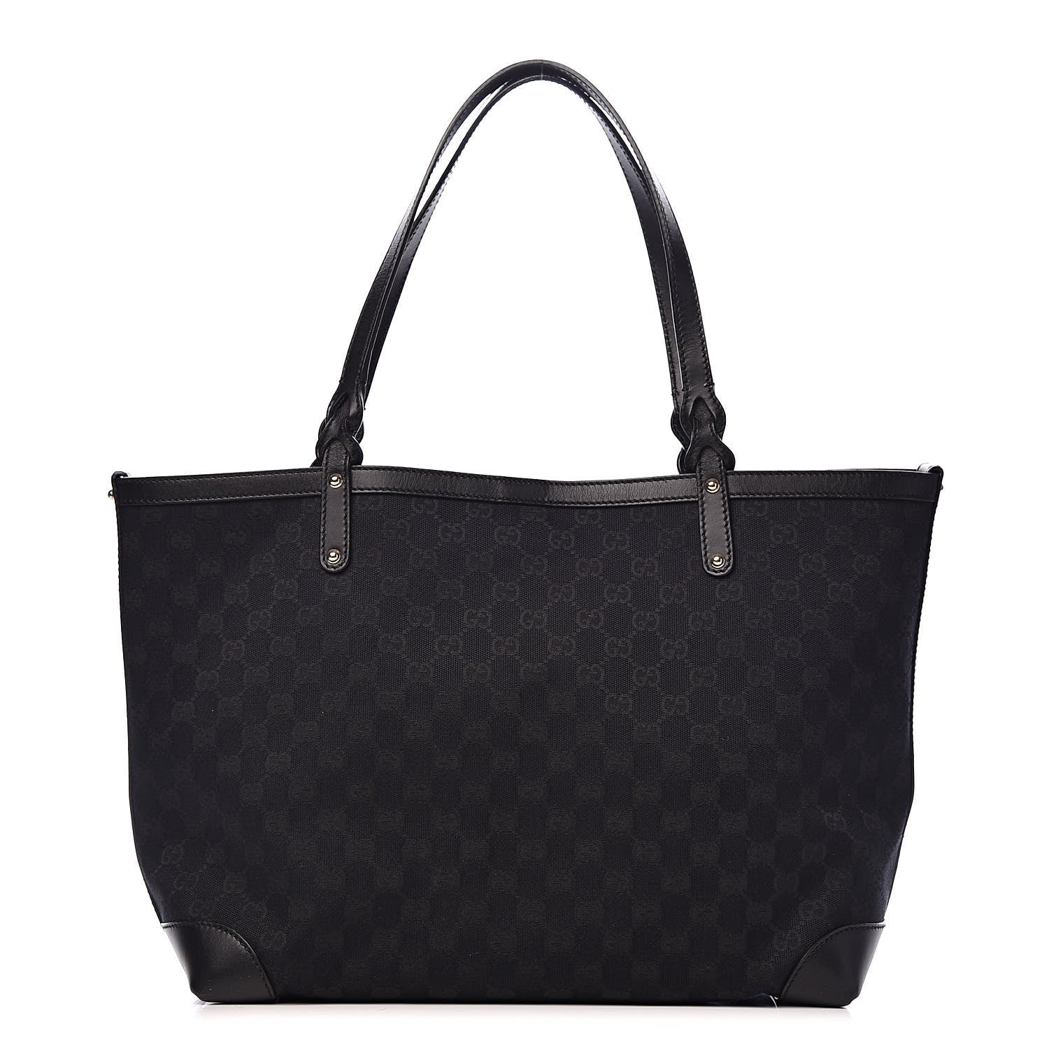 Gucci Monogram Medium Craft Tote Black 3 of 14