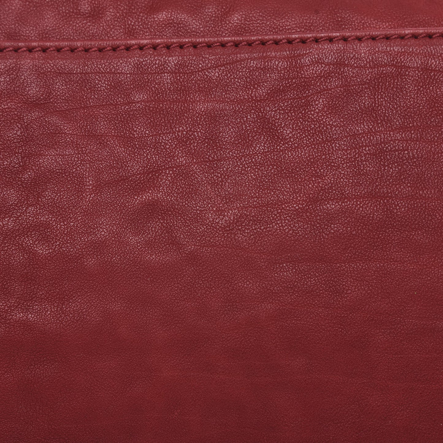 Calfskin Large East West Modern Chain Tote Red