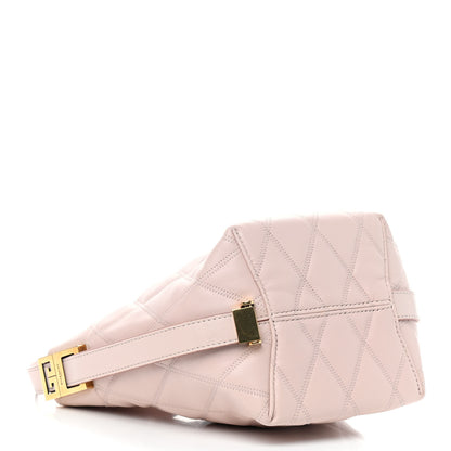Givenchy Lambskin Quilted Mini GV Bucket Bag Pink 3 of 8