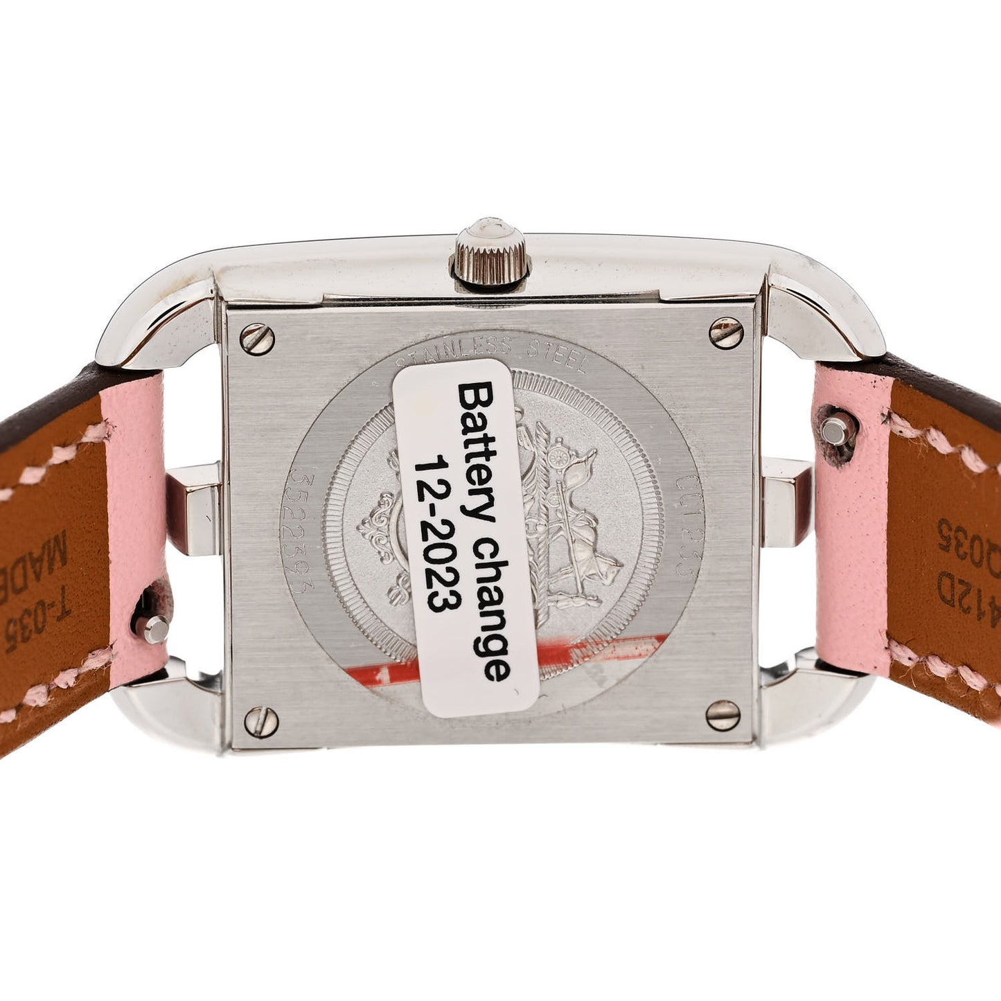 Stainless Steel Swift Diamond Pink Sapphire Mother of Pearl 23mm Cape Cod Quartz Watch Rose Sakura