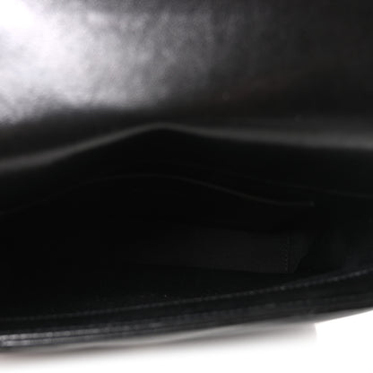 Saint Laurent Lambskin Quilted Monogram Toy Loulou Crossbody Bag Black 5 of 10
