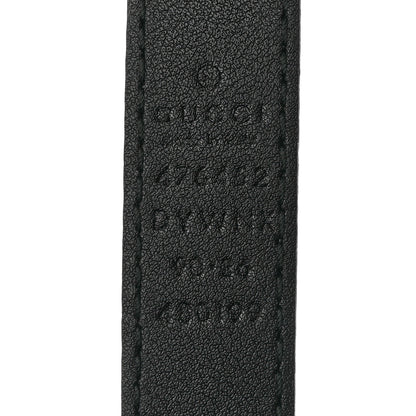 Gucci Calfskin Queen Margaret Bee Belt 90 36 Black 4 of 6
