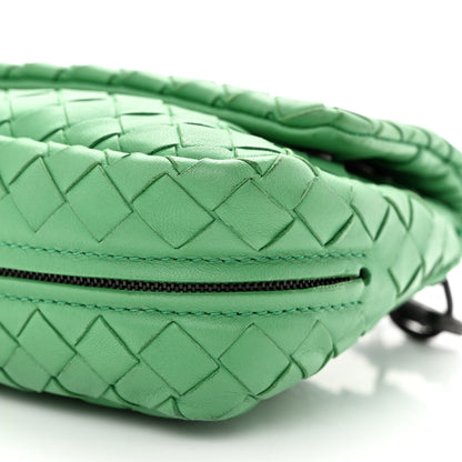 Bottega Veneta Nappa Intrecciato Mini Chain Messenger Green 12 of 14