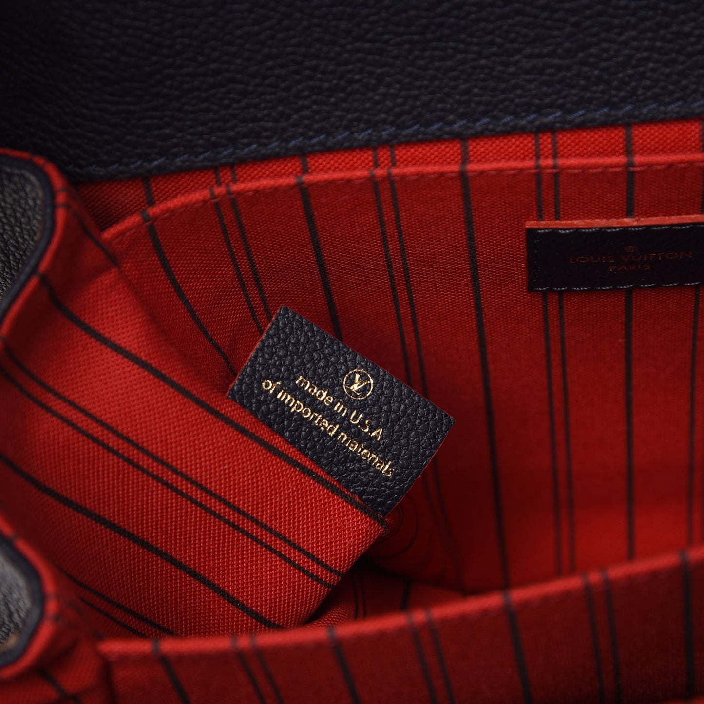 Empreinte Pochette Metis Marine Rouge