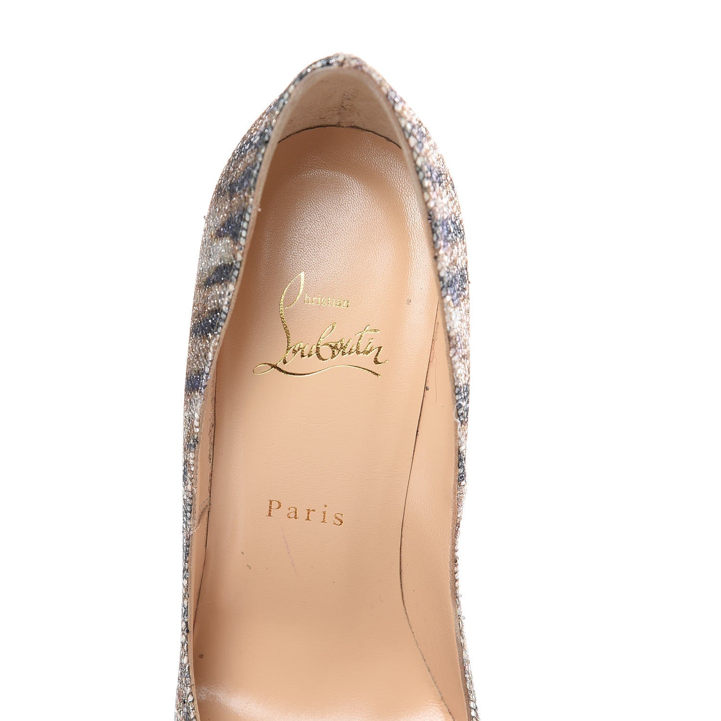 Glitter Sirene Pigalle Follies 120 Pumps 38.5 Gold