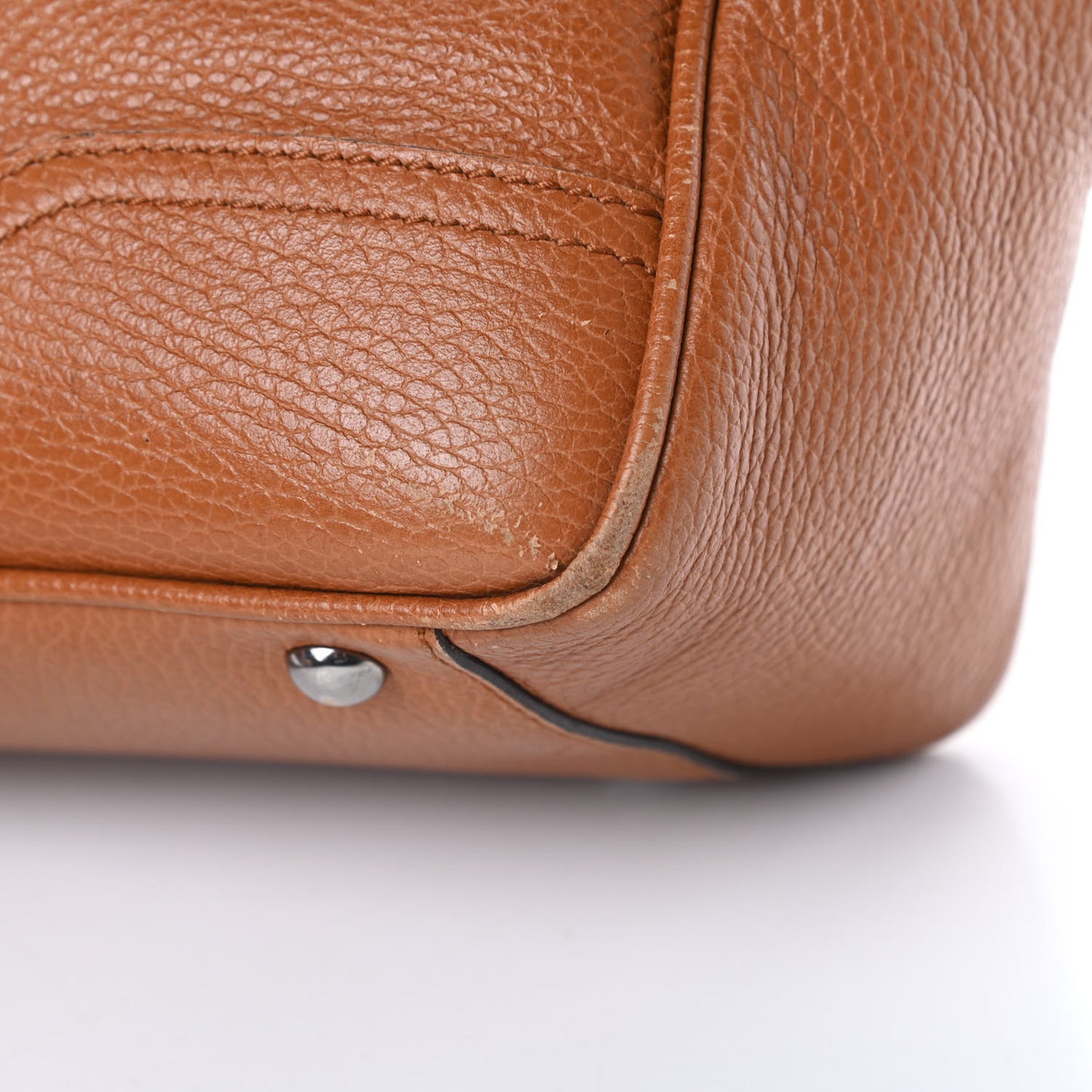 Calfskin Medium Princy Tote Cognac