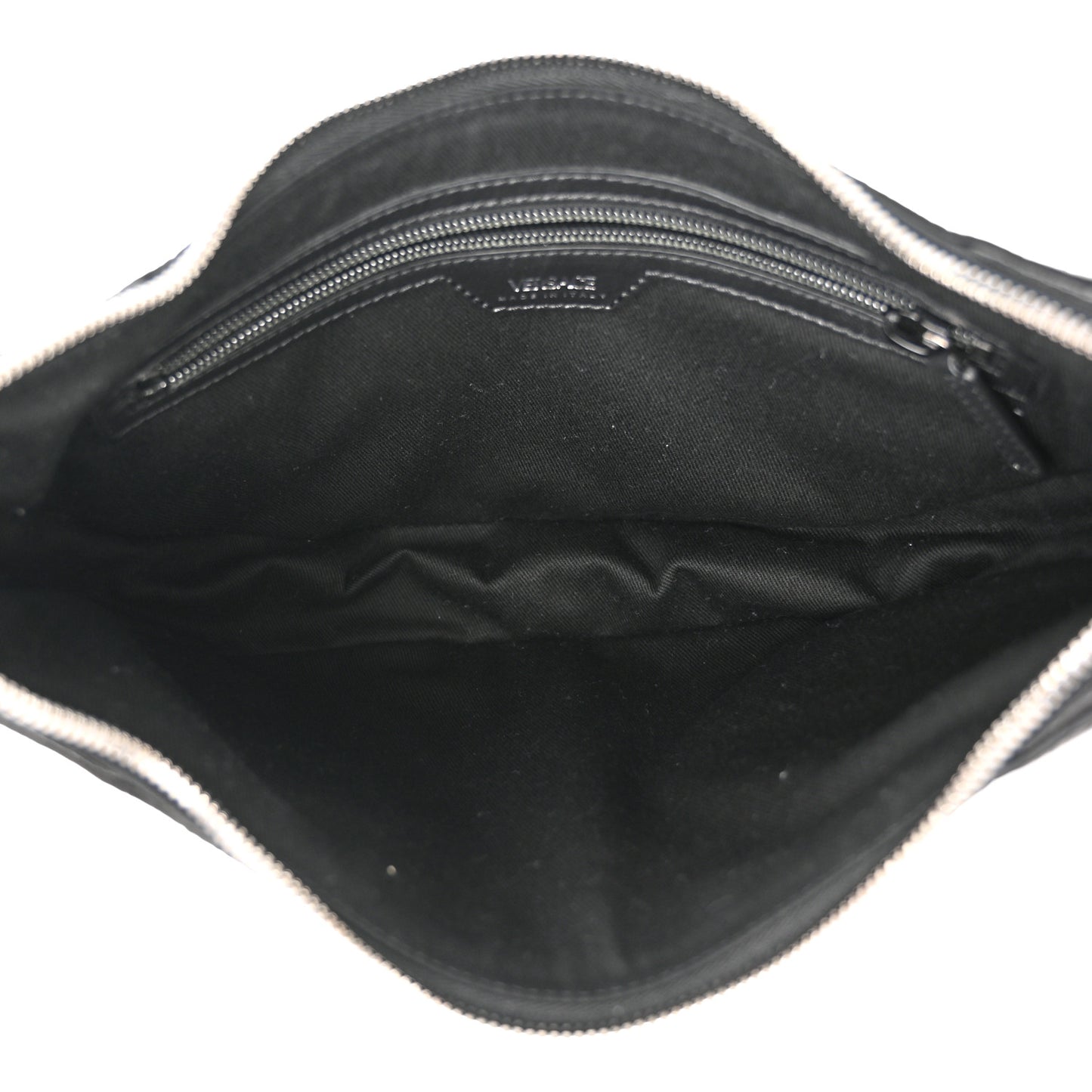 Calfskin Small Repeat Zip Hobo Black
