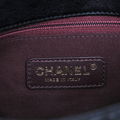 Chanel Wrinkled Lambskin Chevron Quilted Small Flap Black 6 of 8