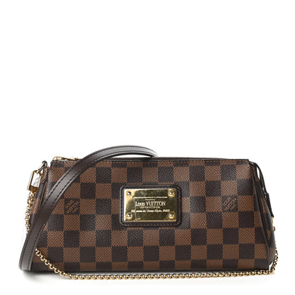 Louis Vuitton Damier Ebene Eva Clutch 1 of 10