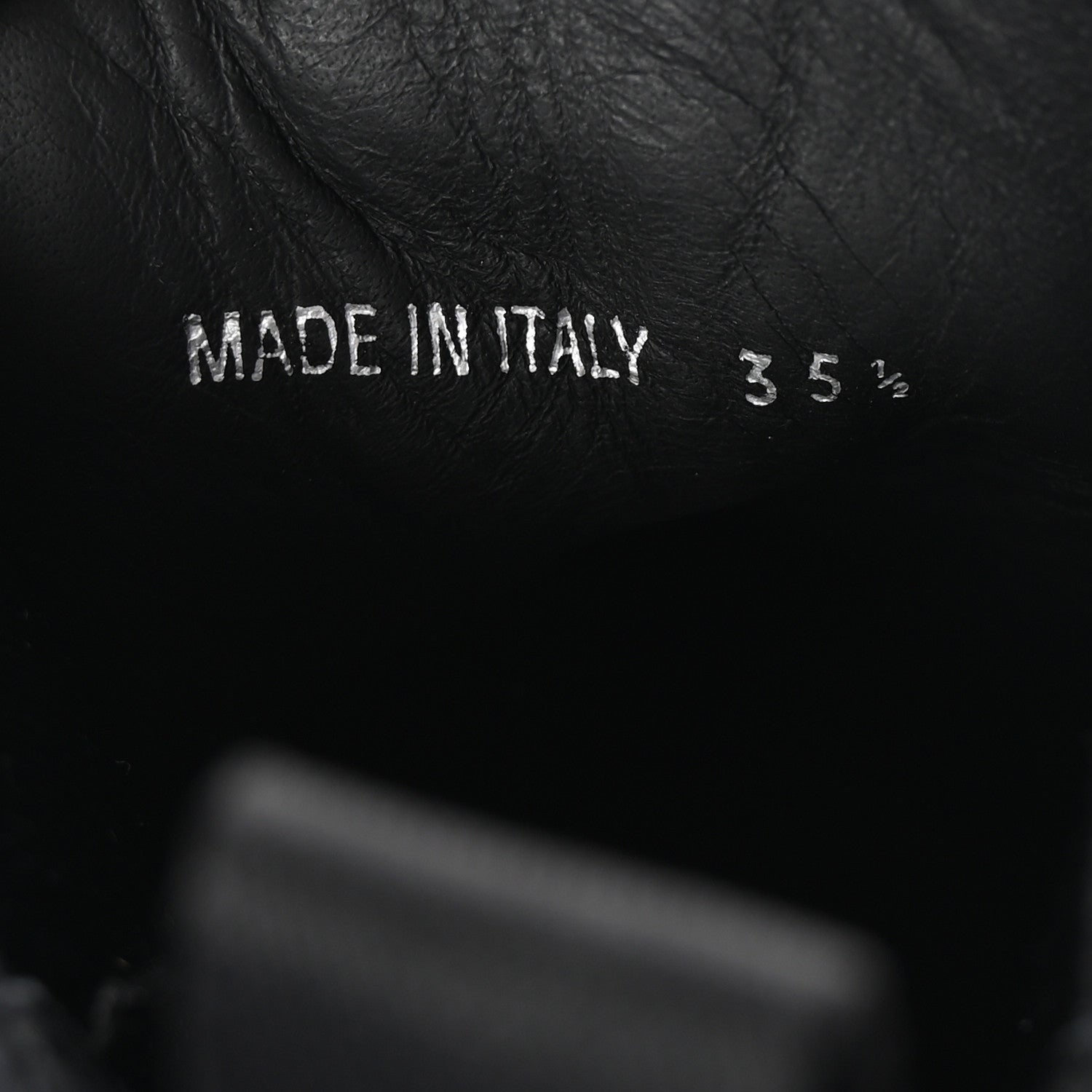 Prada Spazzolato Rois Triangle Monolith Chelsea 55mm Boots 35.5 Black 9 of 9