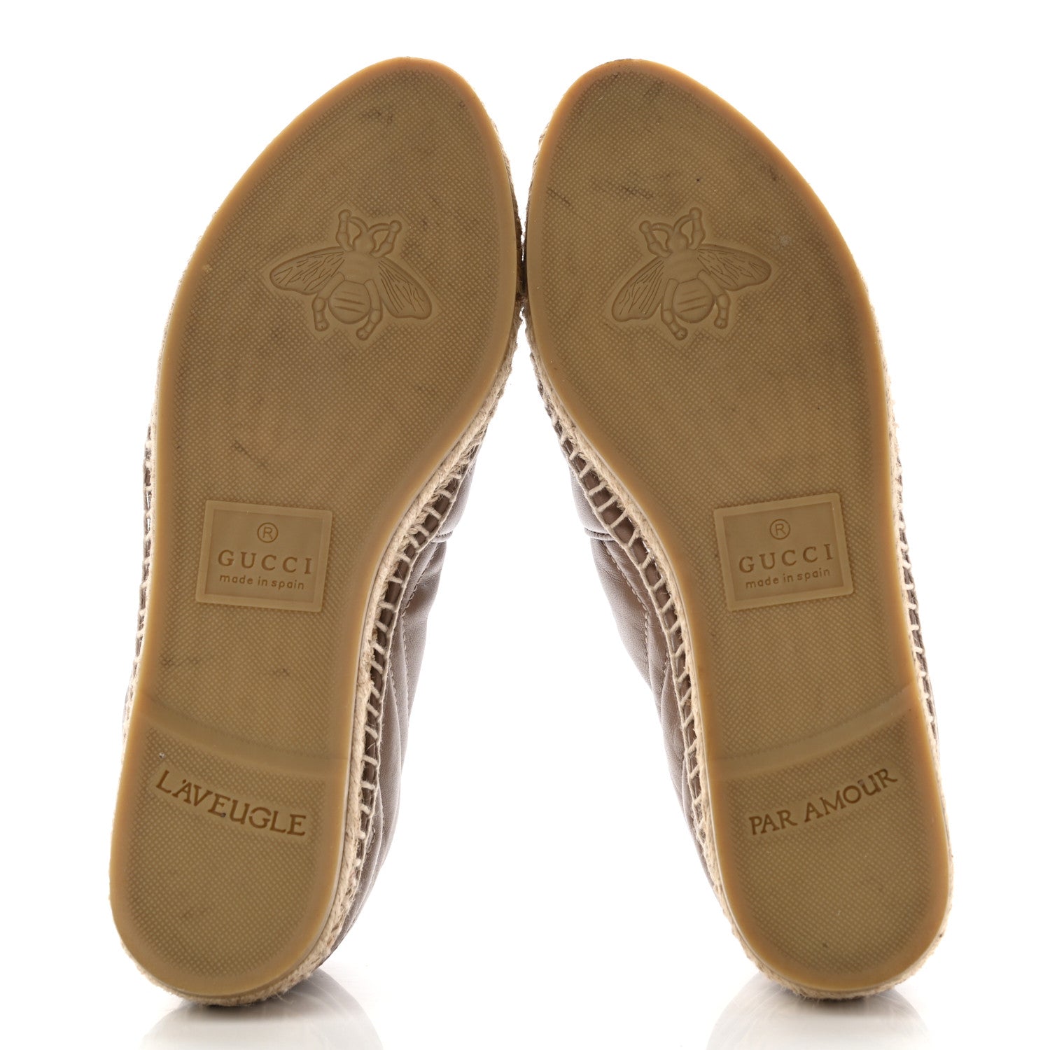 Gucci Nappa Matelasse GG Marmont Espadrilles 37.5 Porcelain Rose 5 of 14