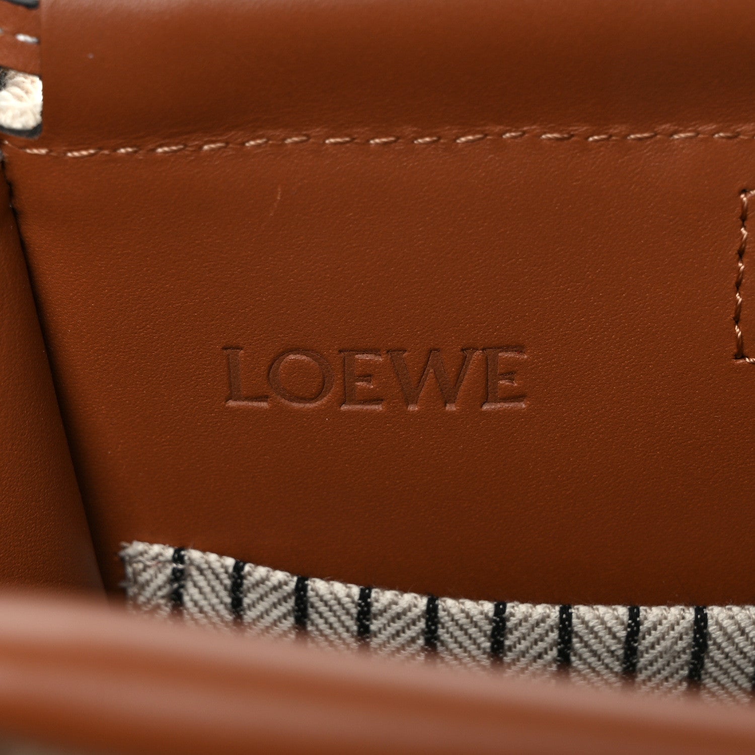 Loewe Canvas Calfskin Small Cushion Tote Beige 6 of 9