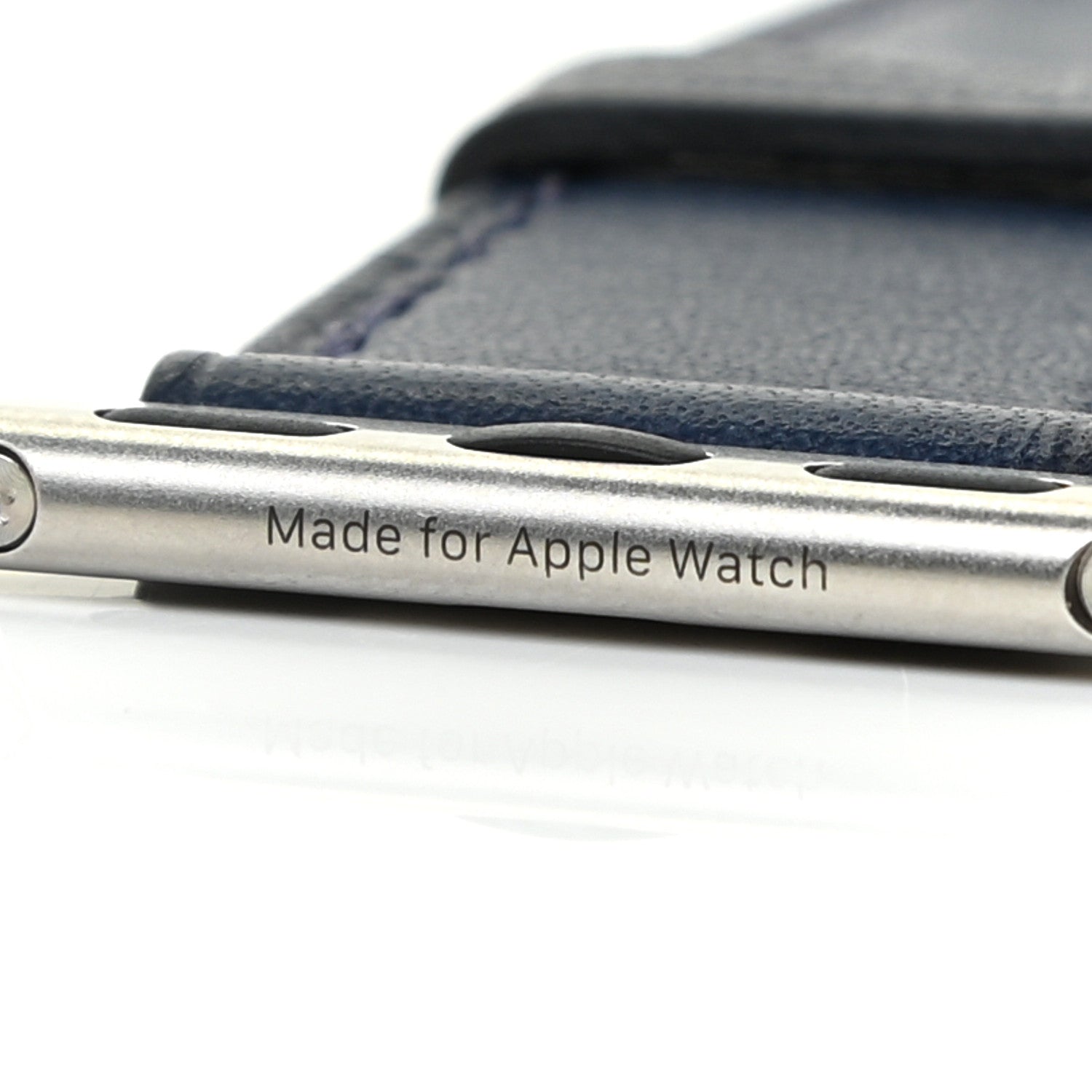 Hermes Swift 40mm Apple Watch Single Tour Band Bleu Navy 8 of 10
