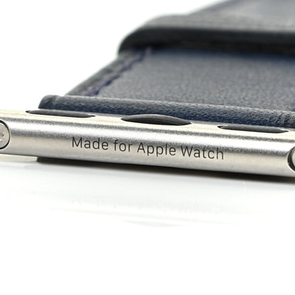 Hermes Swift 40mm Apple Watch Single Tour Band Bleu Navy 8 of 10