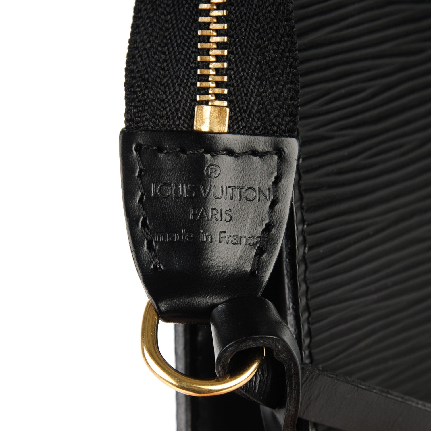 Louis Vuitton Epi Pochette Accessories 24 Black 5 of 7