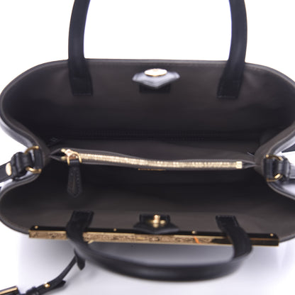Fendi Vitello Dolce Century Petite 2Jours Tote Black Carbone 6 of 12