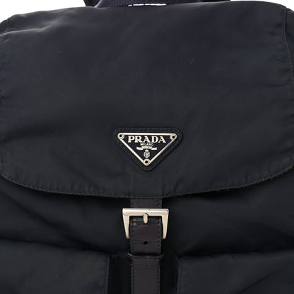 Prada Tessuto Nylon Saffiano Medium Backpack Purple 7 of 11