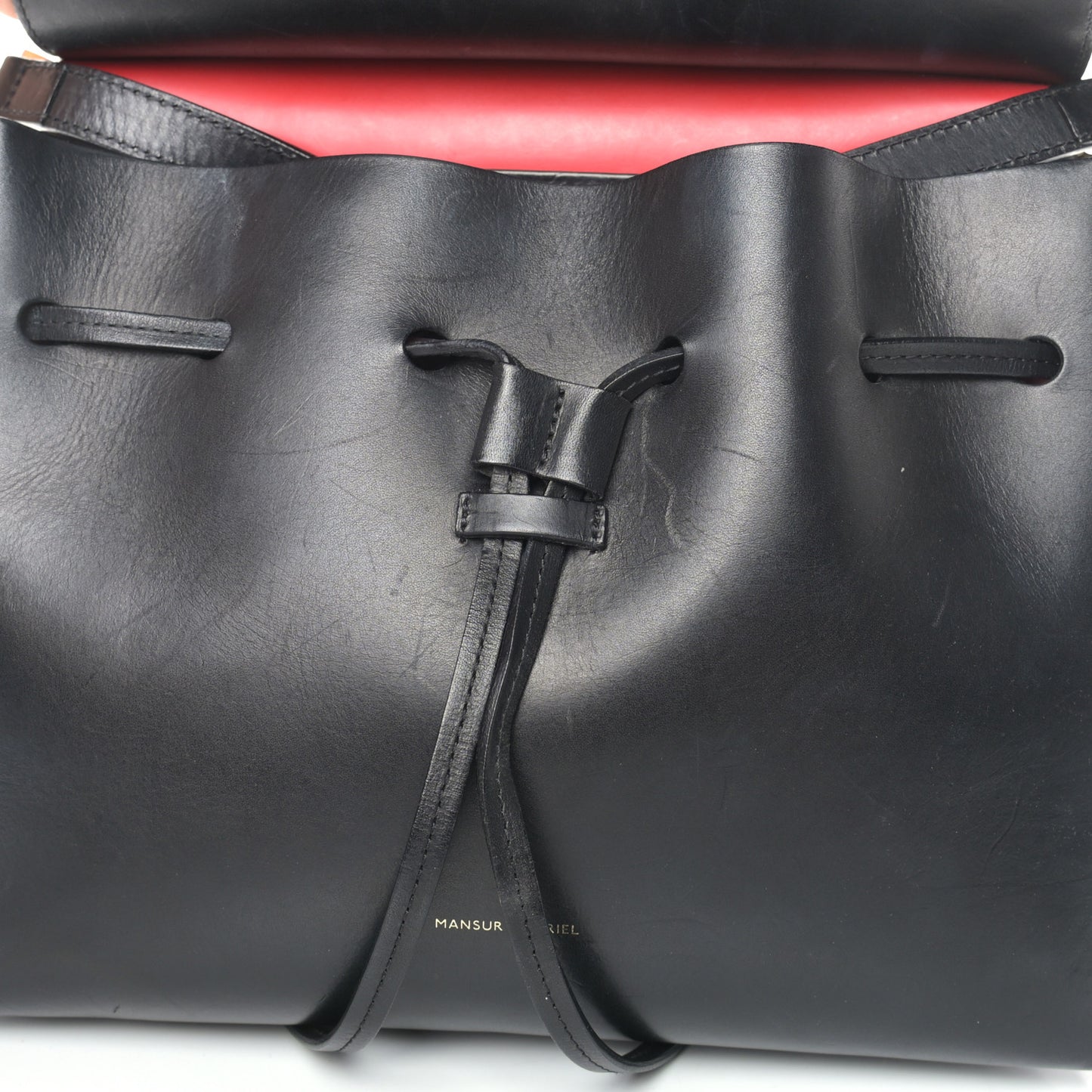 Calfskin Mini Lady Bag Black Flamma