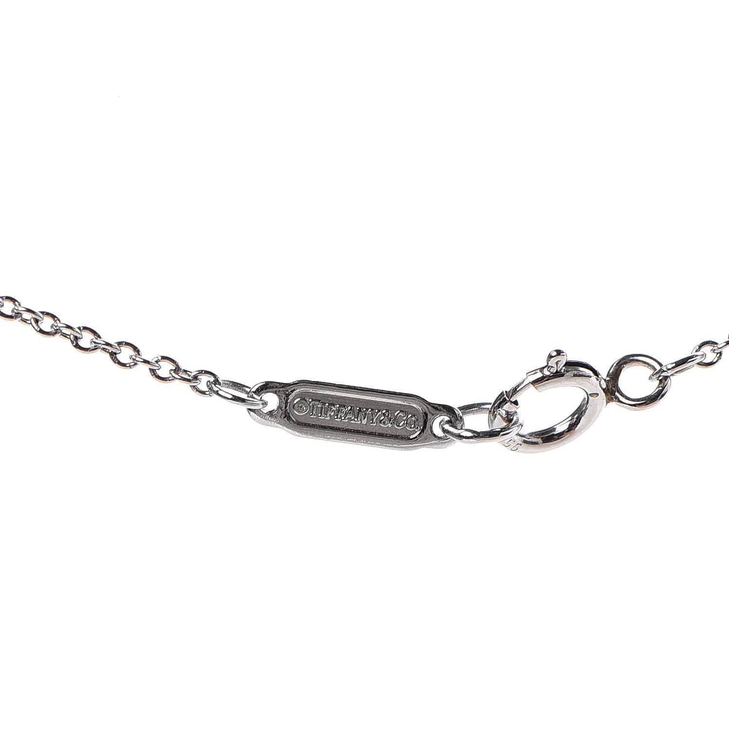 Tiffany Platinum Diamond Enchant Pendant Necklace 6 of 7