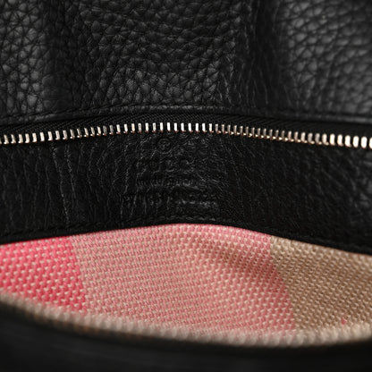 Gucci Cellarius Calfskin Large Bamboo Daily Top Handle Bag Black 6 of 15