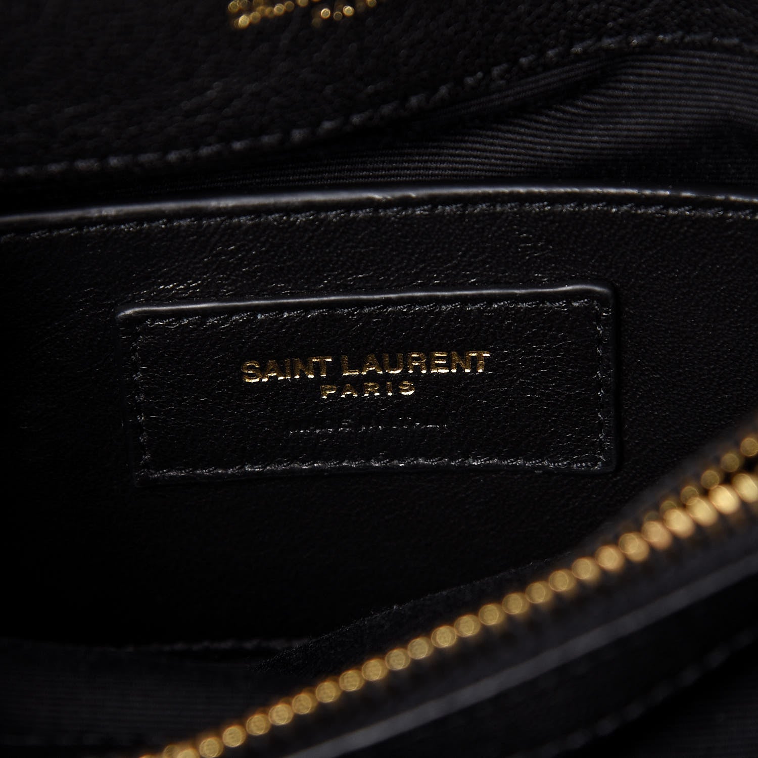 Saint Laurent Denim Matelasse Chevron Summer Embroidered Monogram Medium College Bag Blue 7 of 12