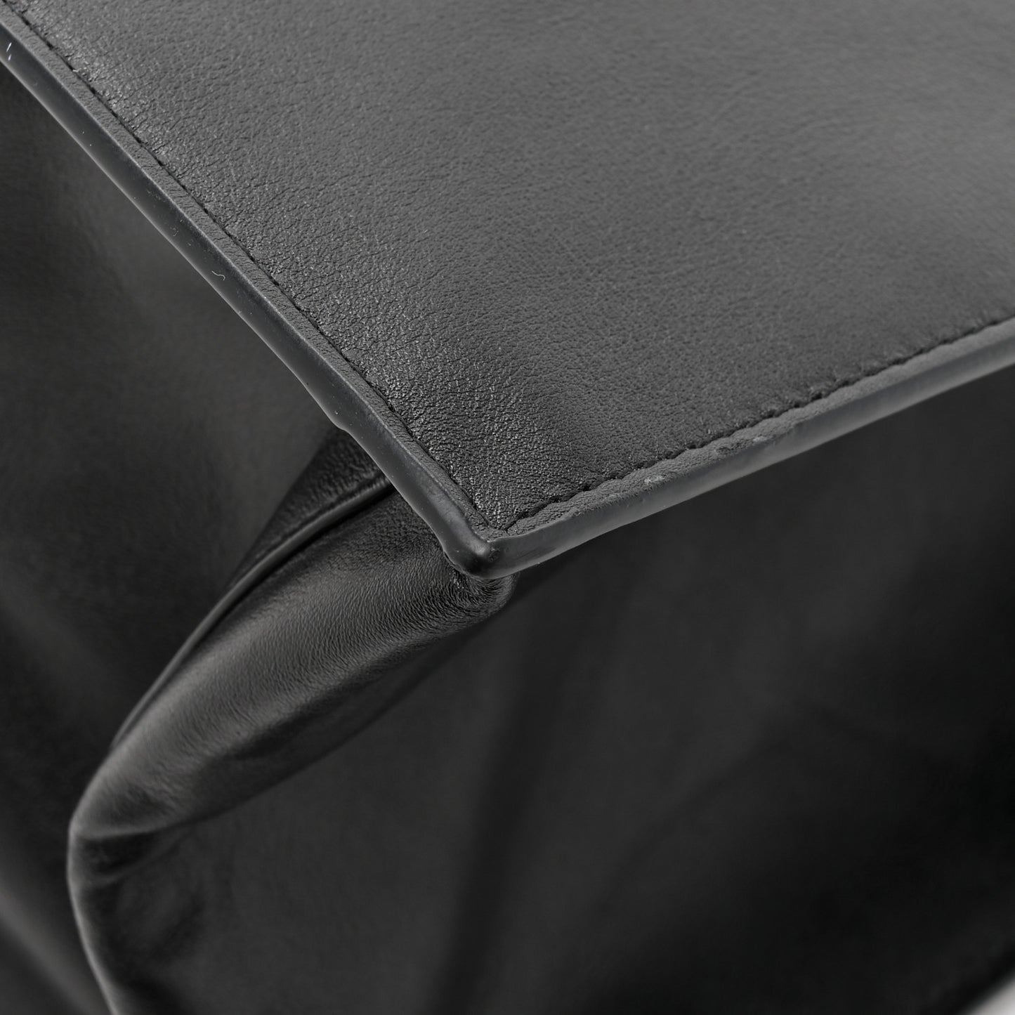 Vitello Rive Gauche Large Tote Black