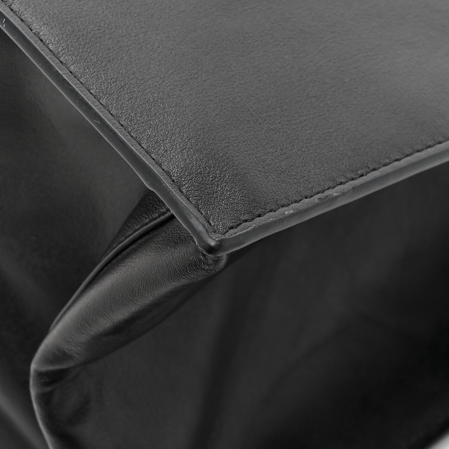 Saint Laurent Vitello Rive Gauche Large Tote Black 12 of 13