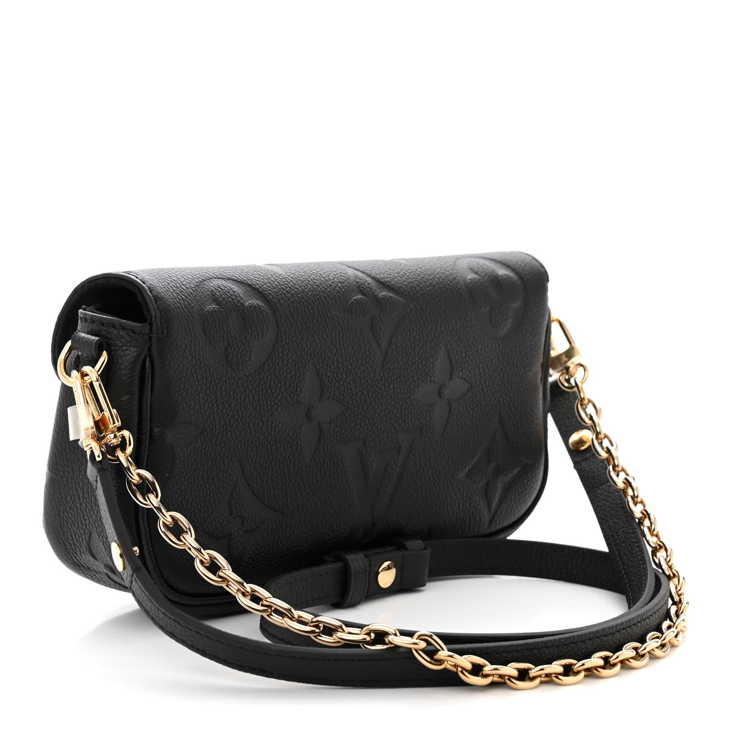 Louis Vuitton Empreinte Monogram Giant Ivy Wallet On Chain Black 3 of 10