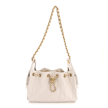 Chanel Caviar Quilted Mini Chanel 25 Handbag White 1 of 11