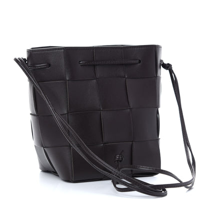 Bottega Veneta Lambskin Intreccio Small Crossbody Bucket Bag Fondant 3 of 8