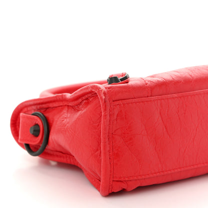 Balenciaga Agneau Arena Classic Hardware Mini City Vermillon Red 9 of 11