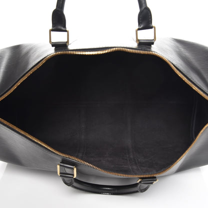 Louis Vuitton Epi Keepall 50 Black 5 of 16