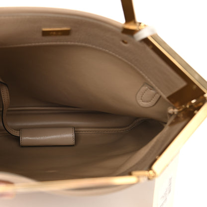 Fendi Agnello Old Shine Small Shopping Flap Bag Amido 5 of 9