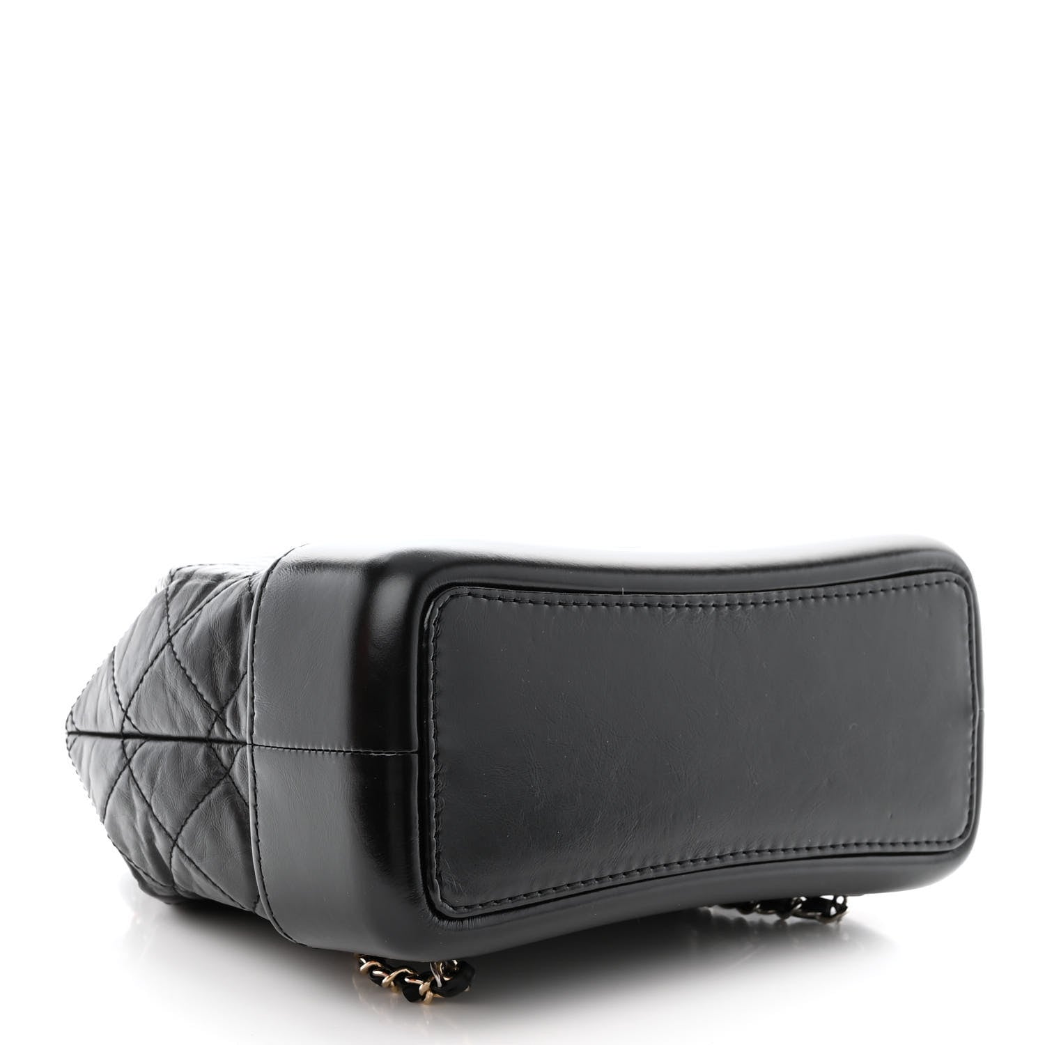 Chanel Aged Calfskin Quilted Small Gabrielle Backpack Black 4 of 11