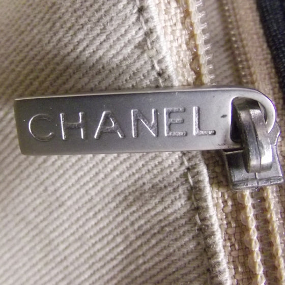 Chanel Denim Jersey Stitched Mademoiselle Messenger Bag 8 of 9