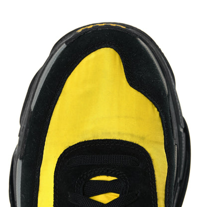 Balenciaga Nylon Suede Mens Triple S 2.0 Sneakers 45 Black Jaune Gris 11 of 13