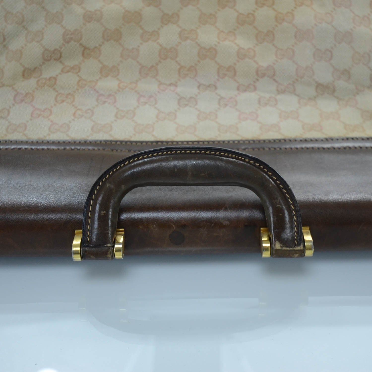 Gucci Monogram Travel Bag Brown 8 of 12
