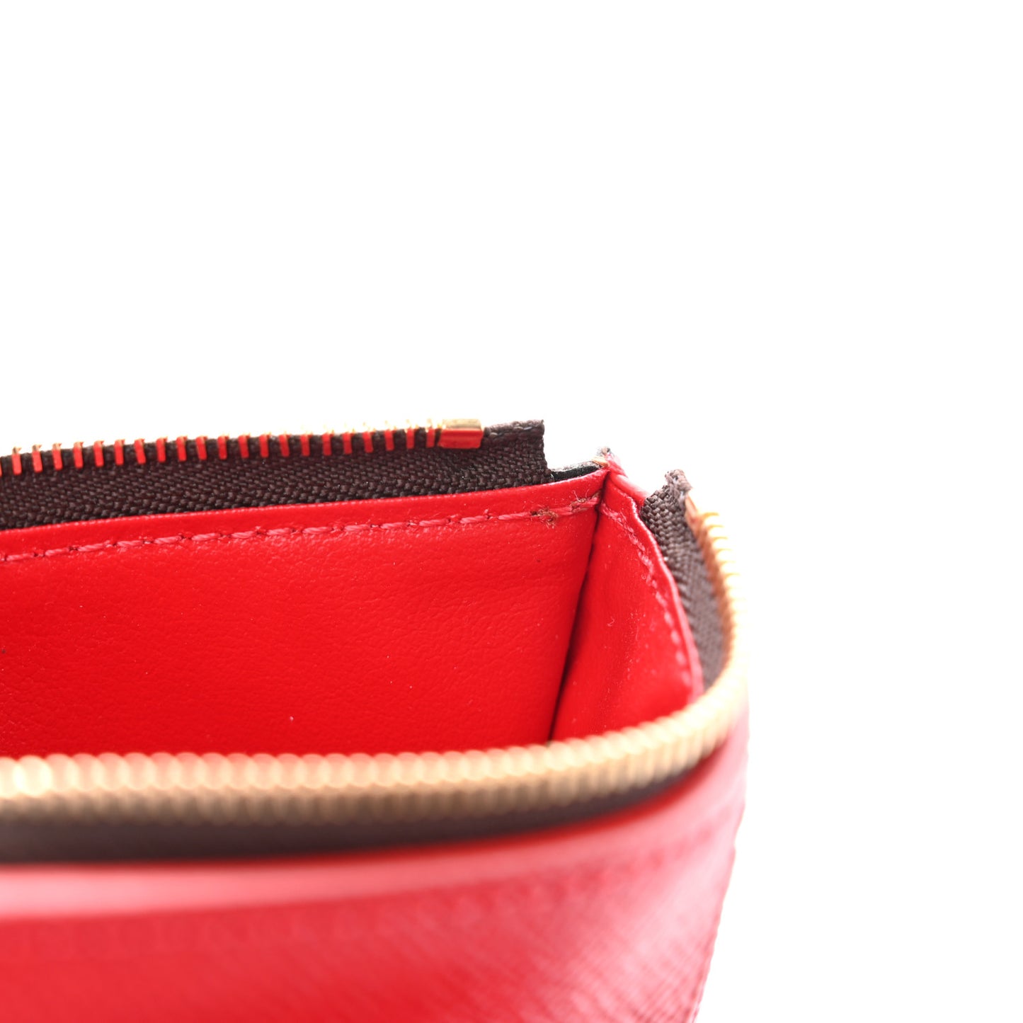 Damier Ebene Victorine Wallet Red