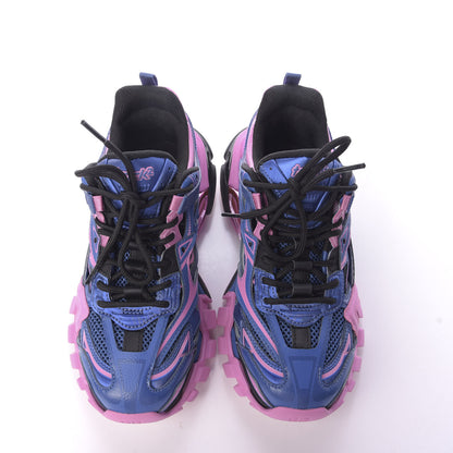 Balenciaga Rubber Mesh Bi-Color Womens Track.2 Open Sneakers 38 Blue Pink 6 of 11