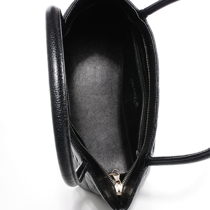 Chanel Caviar Quilted Medallion Tote Black 5 of 8