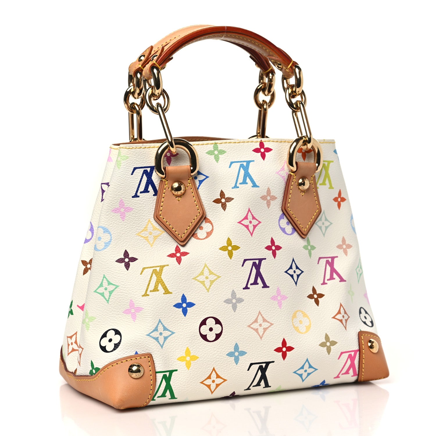 Louis Vuitton Monogram Multicolor Audra White 3 of 9