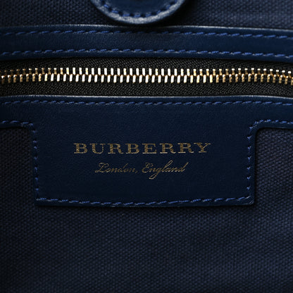 Burberry House Check Small Canterbury Tote Navy 6 of 10