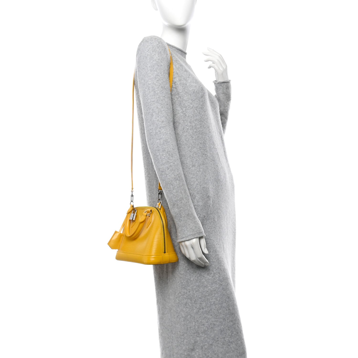 Louis Vuitton Epi Alma BB Citron 2 of 10