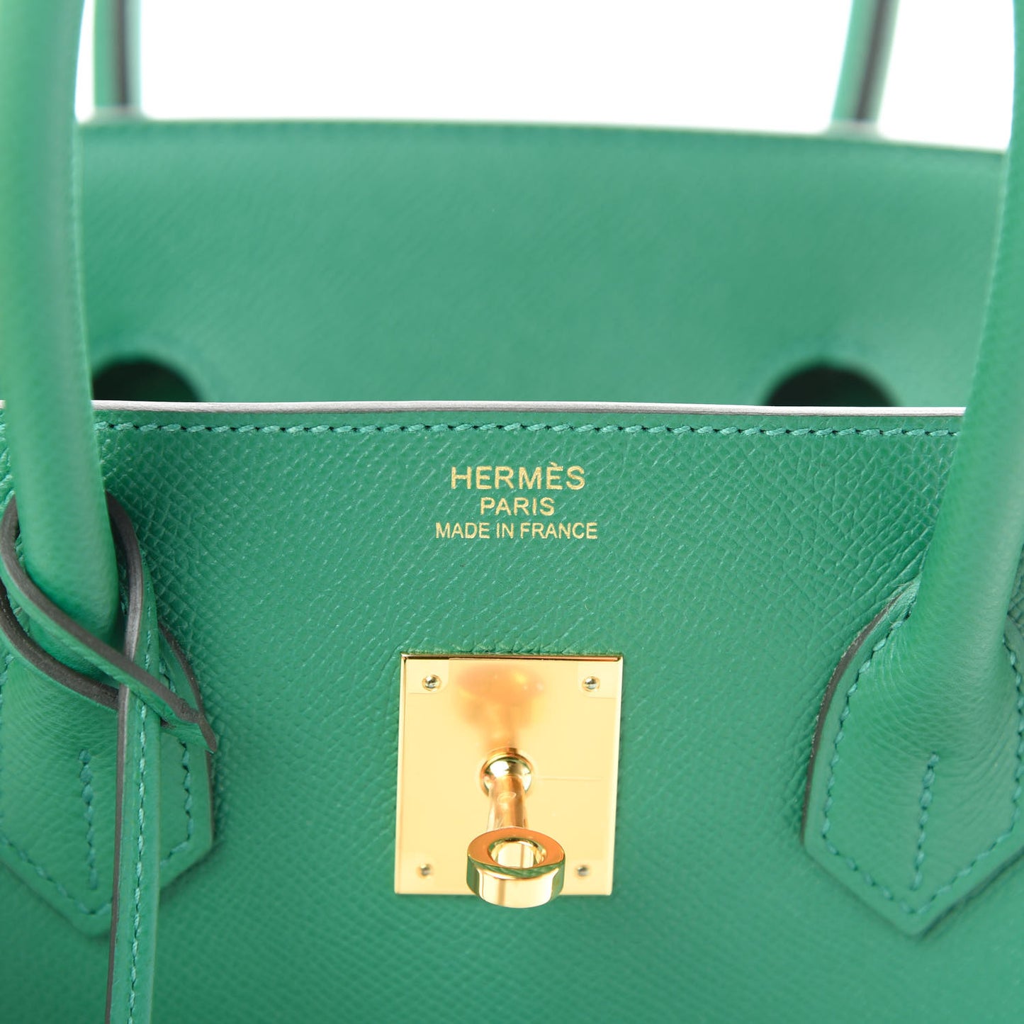Epsom Birkin 35 Vert Vertigo