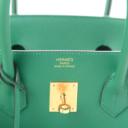 Hermes Epsom Birkin 35 Vert Vertigo 6 of 16