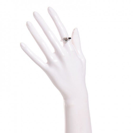 18K White Gold Happy Diamonds Heart Ring 5
