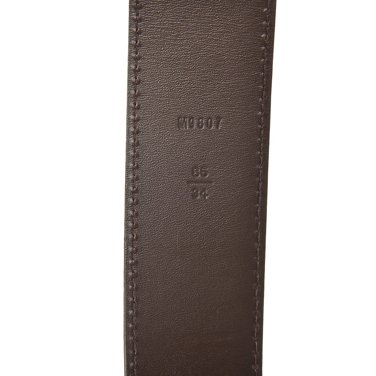 Damier Ebene 40mm LV Initiales Belt 85 34