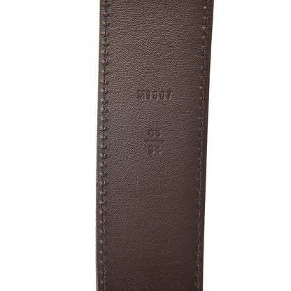 Louis Vuitton Damier Ebene 40mm LV Initiales Belt 85 34 5 of 10