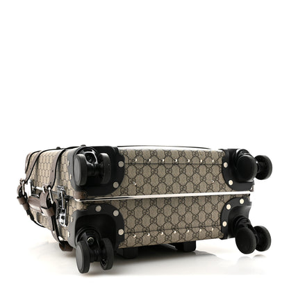 Gucci Supreme Monogram Globe-Trotter Carry-On Brown 3 of 12