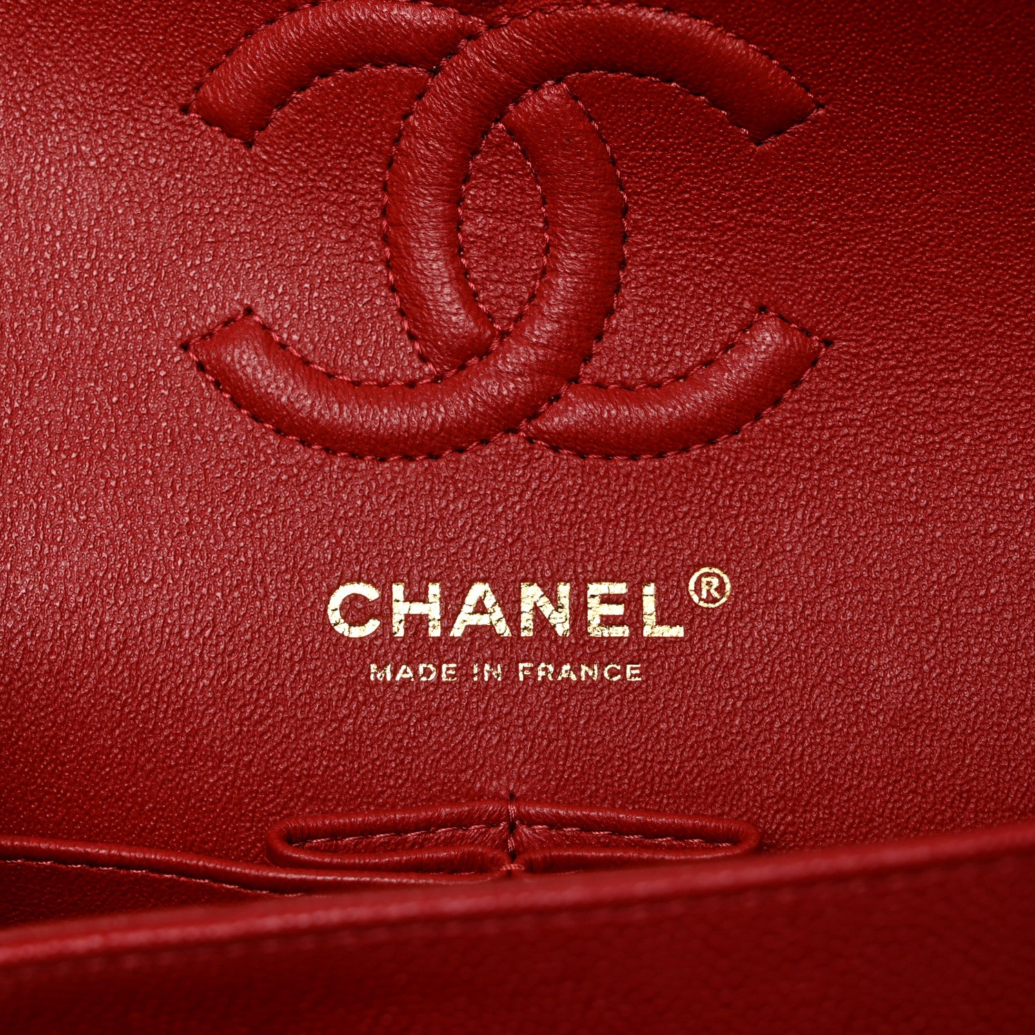 Chanel Caviar Quilted Small Double Flap Red 6 of 10